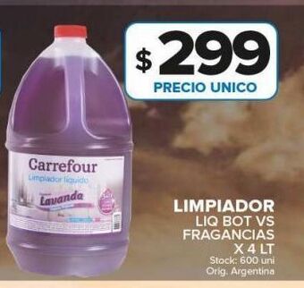 Carrefour Maxi Limpiador carrefour x 4l oferta