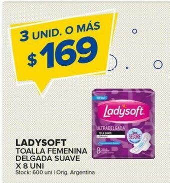 Carrefour Maxi Toallas femeninas ladysoft x 8un oferta