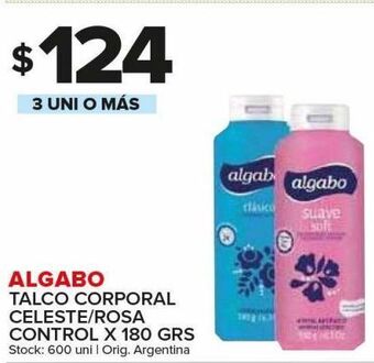 Carrefour Maxi Talco corporal algabo x 180g oferta