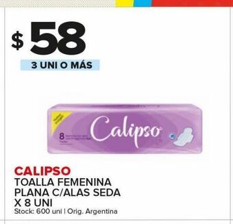 Carrefour Maxi Toallas femeninas calipso x 8un oferta