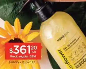 Farmacity Gel de ducha home spa sunflower x 200 ml oferta