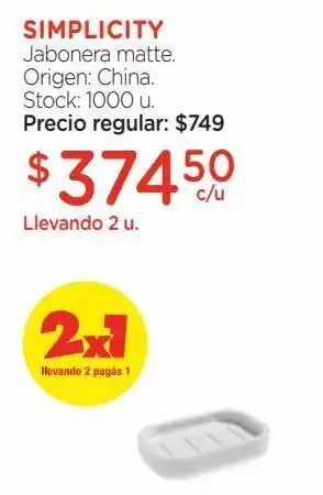 Farmacity Jabonera matte simplicity oferta