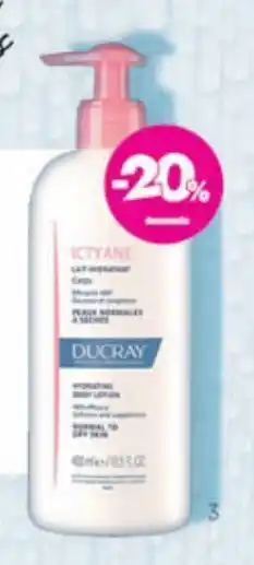 Farmacity Ducray ictyane leche corporal x 500 ml. oferta