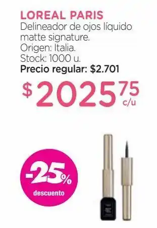 Farmacity Delineador de ojos líquido matte signature. oferta
