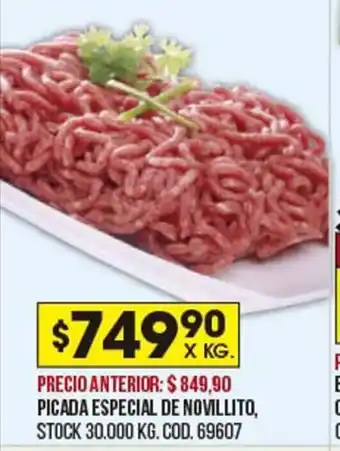 Coto Picada Especial e Novillito, oferta