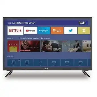 Tio Musa Smart tv led bgh b3222k5 hd 32 netflix youtube prime video oferta