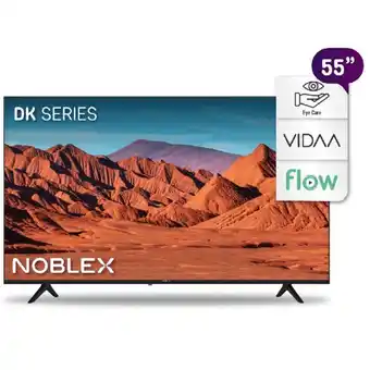Smart tv 4k 55 noblex dk55x6500 uhd