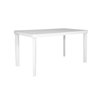 Tio Musa Mesa de jardin plástica rectangular garden life sumatra blanca oferta