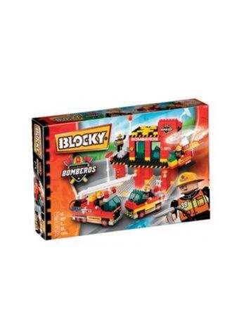 El Mundo del Juguete Blocky bomberos 290 piezas oferta