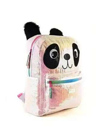 El Mundo del Juguete Mochila kooshi 15" oso panda lentejuelas multicolor oferta