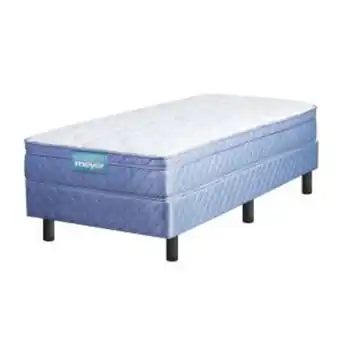 Sommier Center Sommier y colchón 1 plaza y media (090x190x24) meyer devas resorte pocket oferta