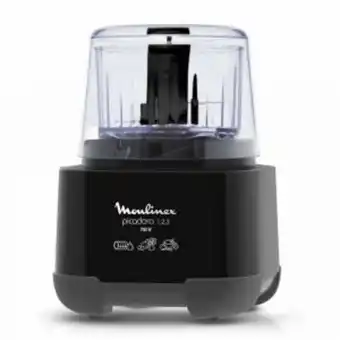 Picadora moulinex ad601858 1.2.3. 300 gr negra