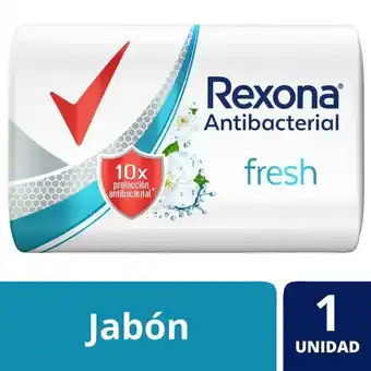 Coto Jabón en barra antibacterial rexona fresh 90 g oferta