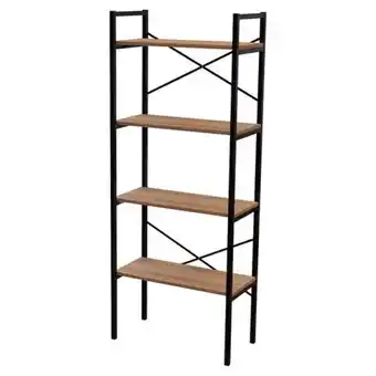 Biblioteca caño centro estant paraíso/negro 60x30x160 cm