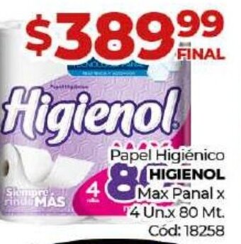 Diarco Higienol Papel Higiénico oferta
