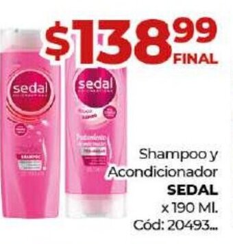 Diarco Sedal Shampoo y Acondicinador oferta