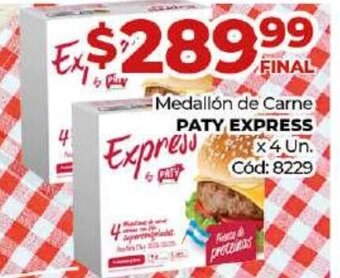 Diarco Paty Express Medallón de Carne oferta