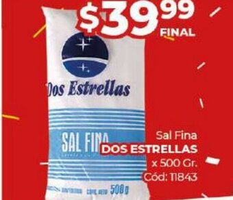 Diarco Dos Estrellas Sal Fina oferta