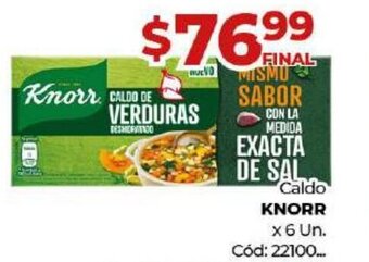 Diarco Knorr Caldo oferta