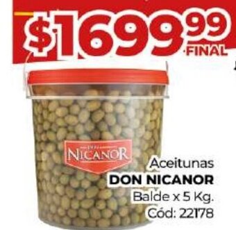 Diarco Don Nicanor Aceitunas oferta