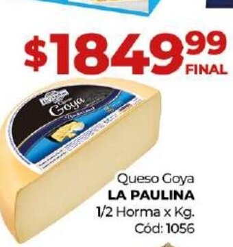 Diarco La Paulina Queso Goya oferta