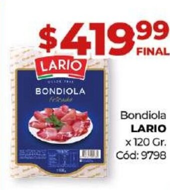 Diarco Lario Bondiola oferta