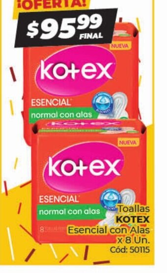 Diarco Kotex Toallas oferta
