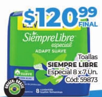 Diarco Siempre Libre Toallas oferta
