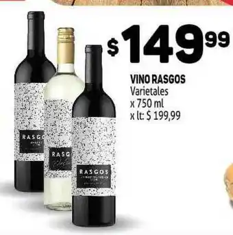 Makro Rasgos Vino Varietales x 750ml oferta