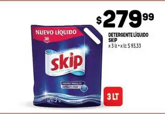 Makro Skip Detergente Líquido 3lt oferta