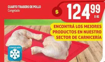 Makro Cuarto Trasero De Pollo Congelado oferta