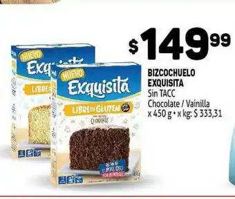 Makro Exquisita Bizcochuelo x 450g oferta