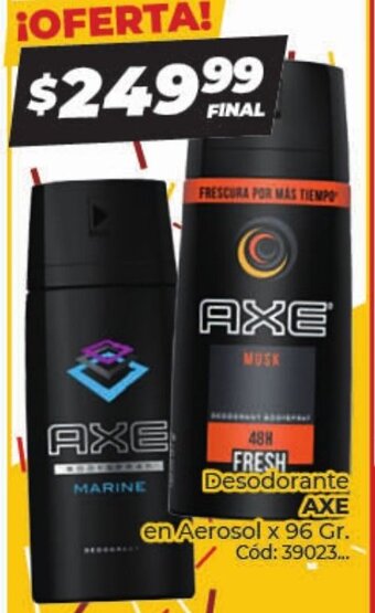 Diarco Axe Desodorante oferta