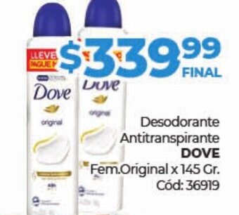 Diarco Dove Desodorante Antitranspirante oferta