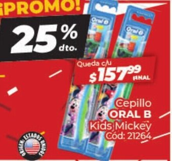 Diarco Oral B Cepillo oferta
