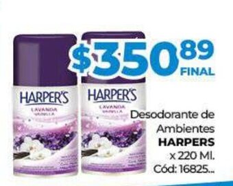 Diarco Harpers Desodorante de Ambientes oferta