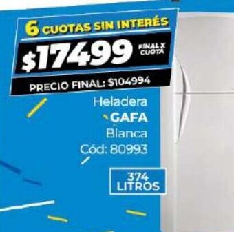 Diarco Gafa Heladera oferta