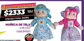 Diarco Muñeca de Tela oferta