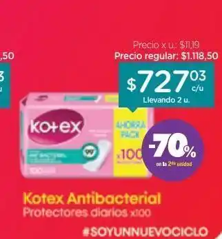 Farmacity Protector diario multiforma x 100 un oferta