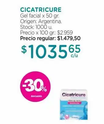 Farmacity Crema facial cicatricure acqua defense x 50 g oferta