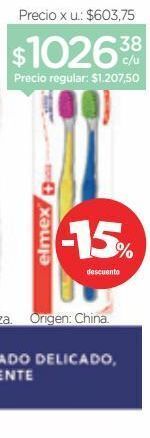 Farmacity Cepillo dental elmex ultra soft x 2 un oferta