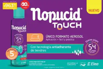 Farmacity Loción nopucid touch en spray x 145 ml oferta