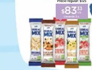 Farmacity Barra cereal mix sabor chocolate y almendras x 23 g oferta