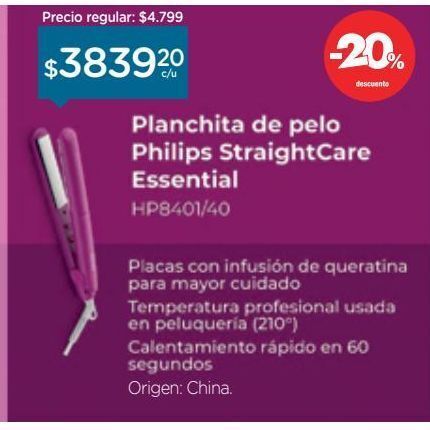 Planchita de pelo online farmacity