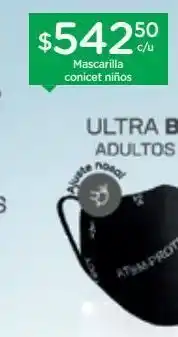 Farmacity Barbijo atom protect conicet niños (de 6 a 9 años) oferta