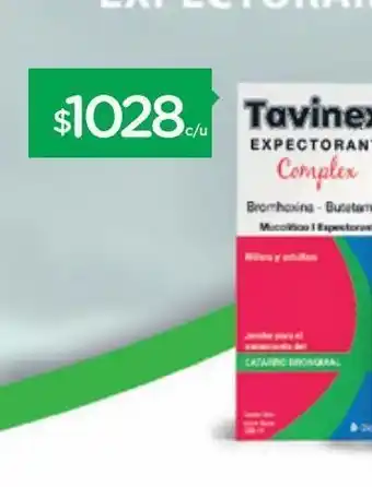 Farmacity Tavinex expectorante jarabe x 100 ml oferta