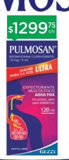 Farmacity Pulmosan jarabe expectorante ultra x 120 ml oferta