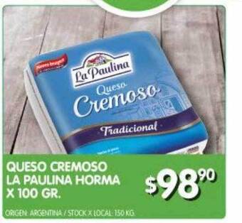 Jumbo Queso cremoso la paulina horma oferta