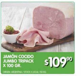Jumbo Jamón cocido jumbo tripack oferta