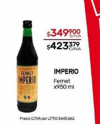 Nini Mayorista Imperio fernet oferta